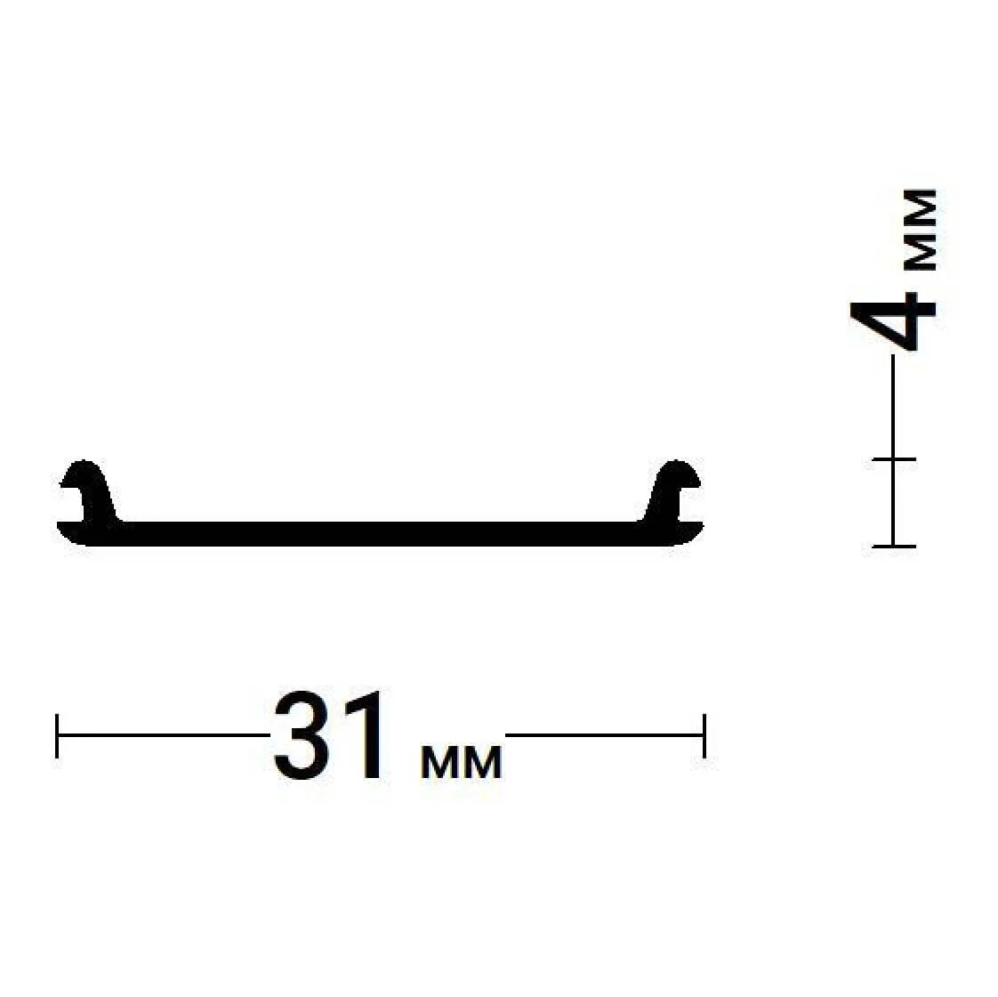 Вставка 30 мм PVC 30 TAP