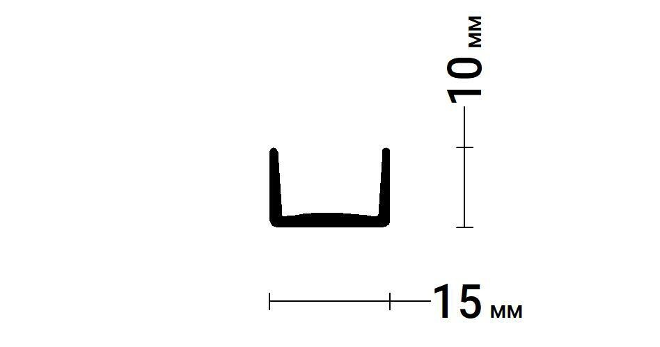 Вставка 15 мм PVC 15 FLY
