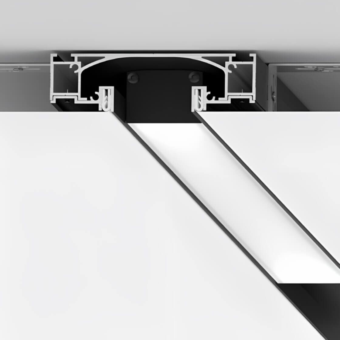 Нишевая световая линия черно-белый SLIM 35