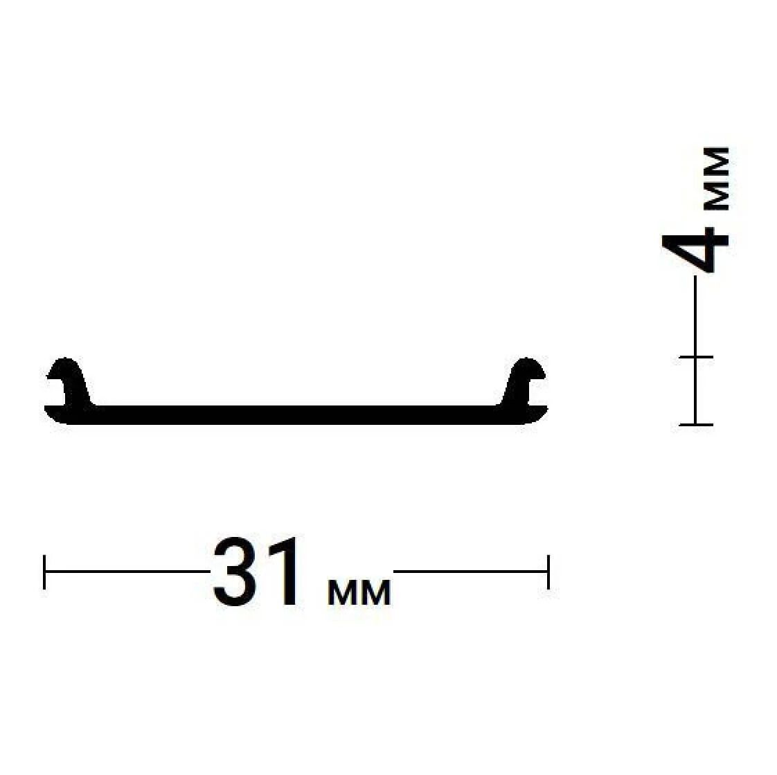 Вставка 30 мм PVC 30 TAP