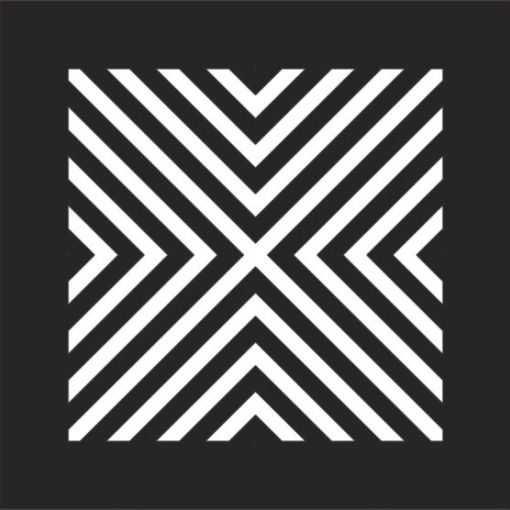 Решетка магнитная, белая, квадратная (угол) 