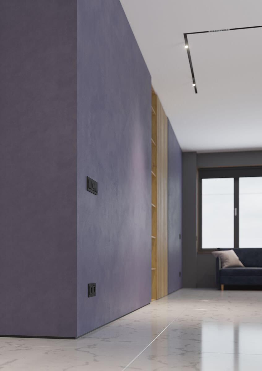 Теневой плинтус с уголком 11,3*7 мм KRAAB GIPPS