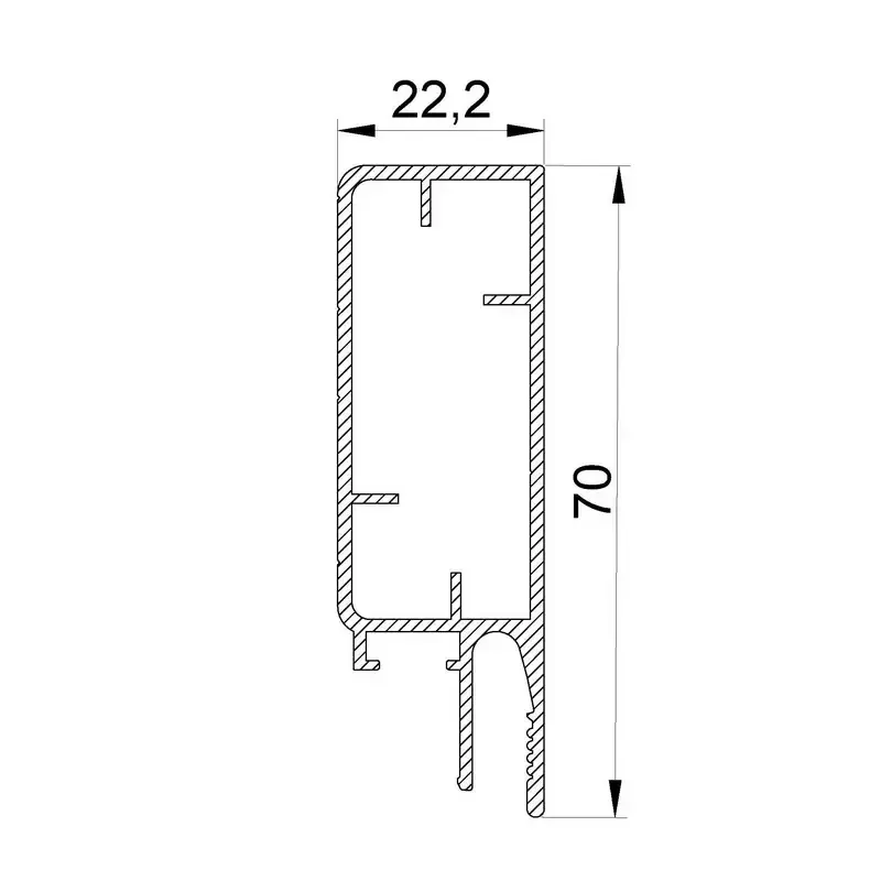 Профиль LumFer Clamp Level 70