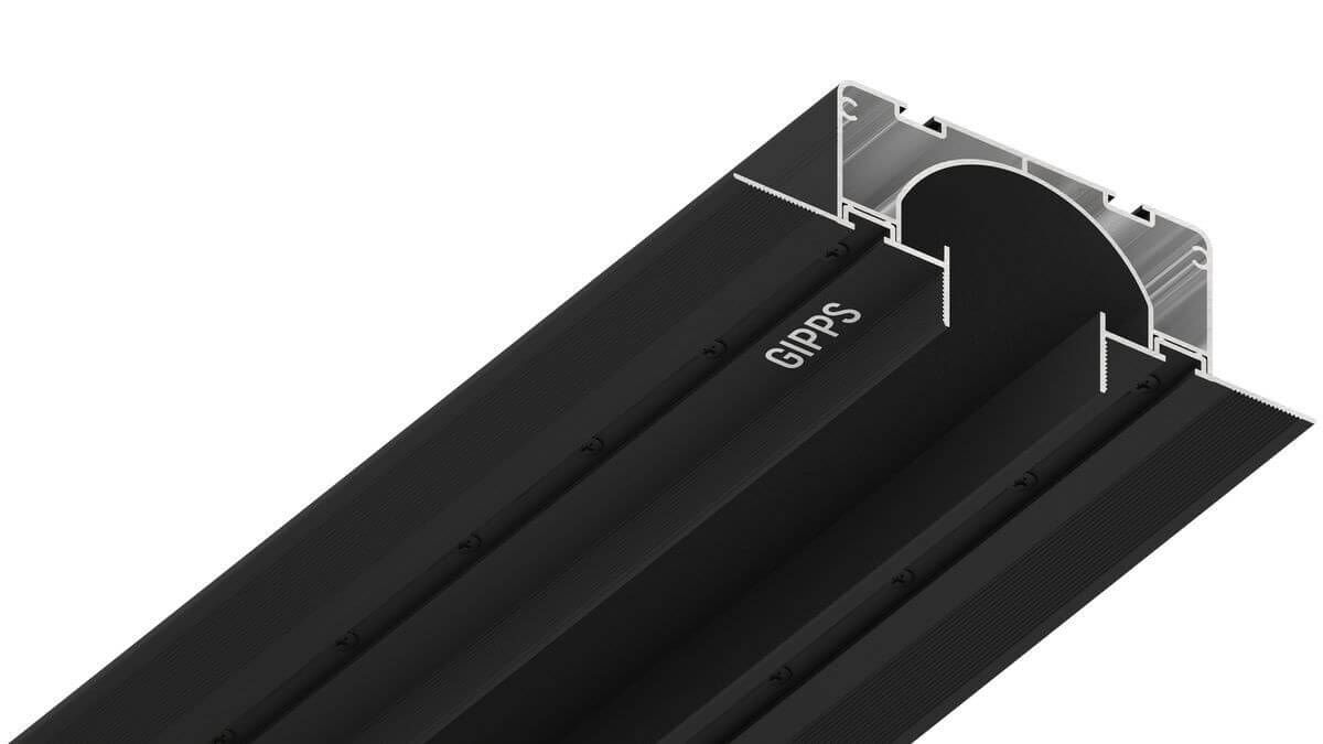 Нишевая световая линия черный GIPPS 35