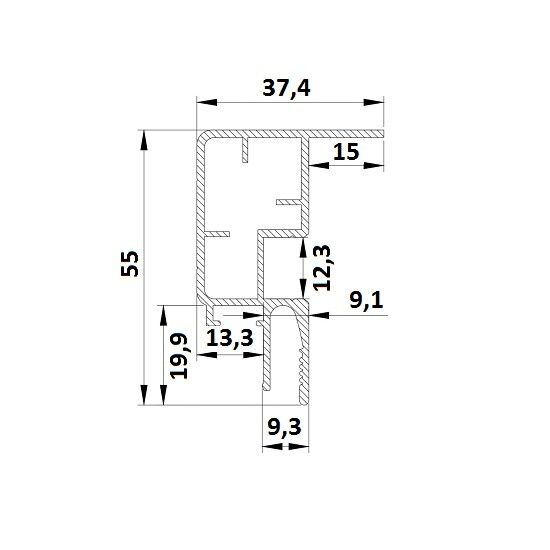 Профиль LumFer Clamp Radium