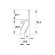 Профиль LumFer Clamp Umbra перфорированный