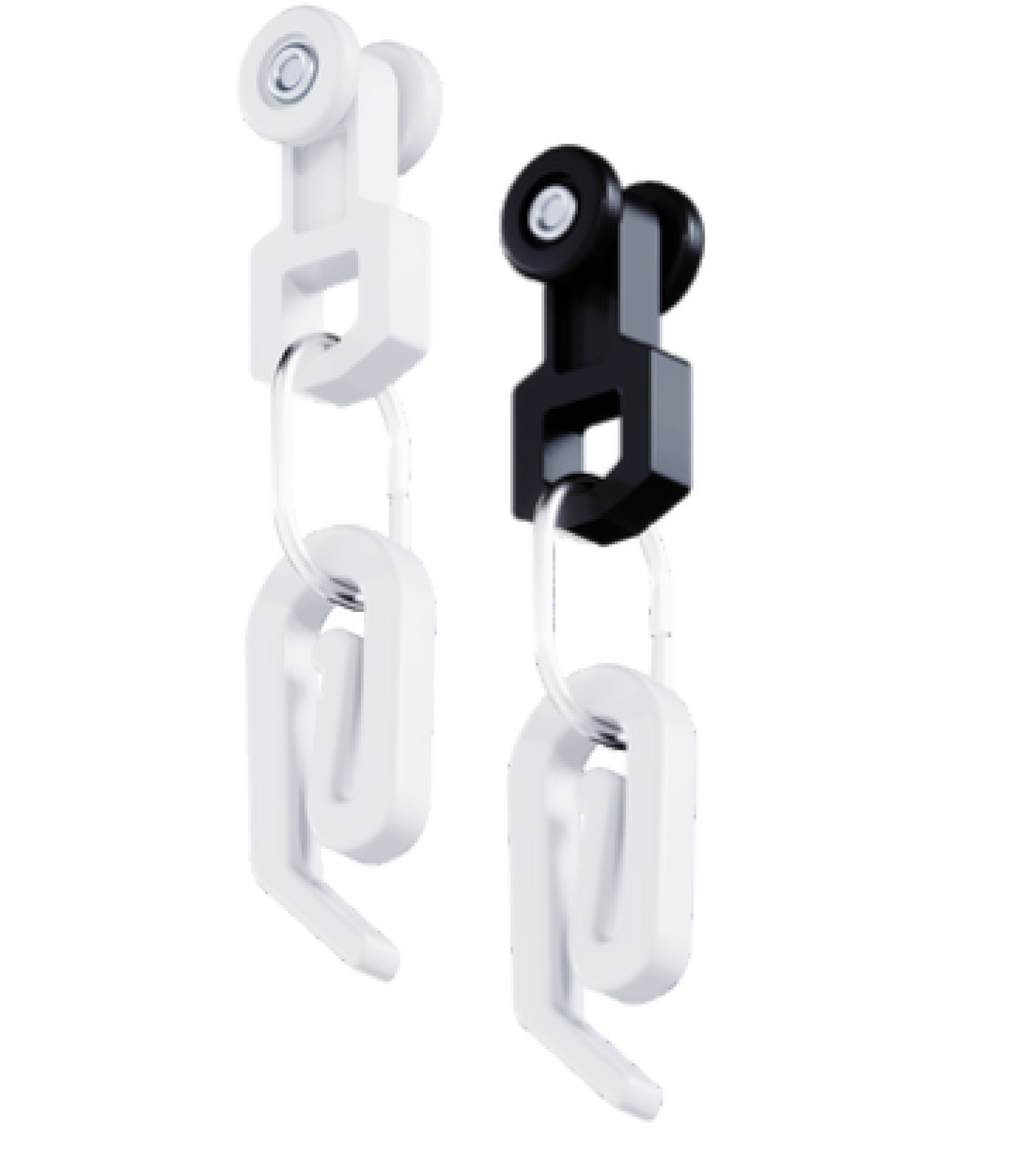 БЕГУНОК Применяется к Г-образным гардинам и Shtorka 01 (упаковка 100 шт.)