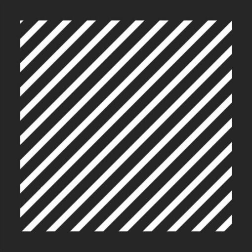 Решетка магнитная, черная\белая, квадратная (диагональные линии)