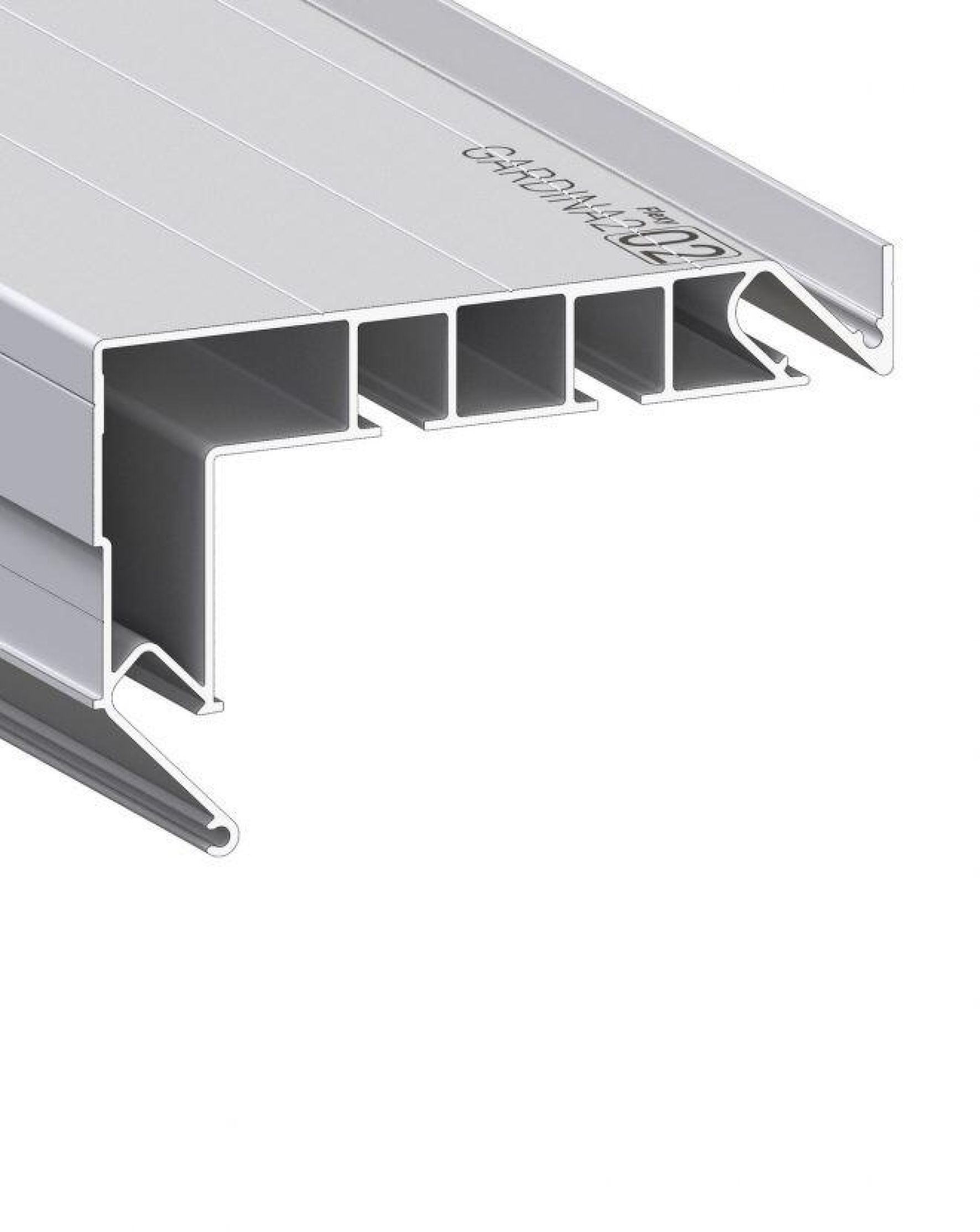 Профиль для изготовления скрытых карнизных ниш GARDINA2 02 (ПФ 8048)
