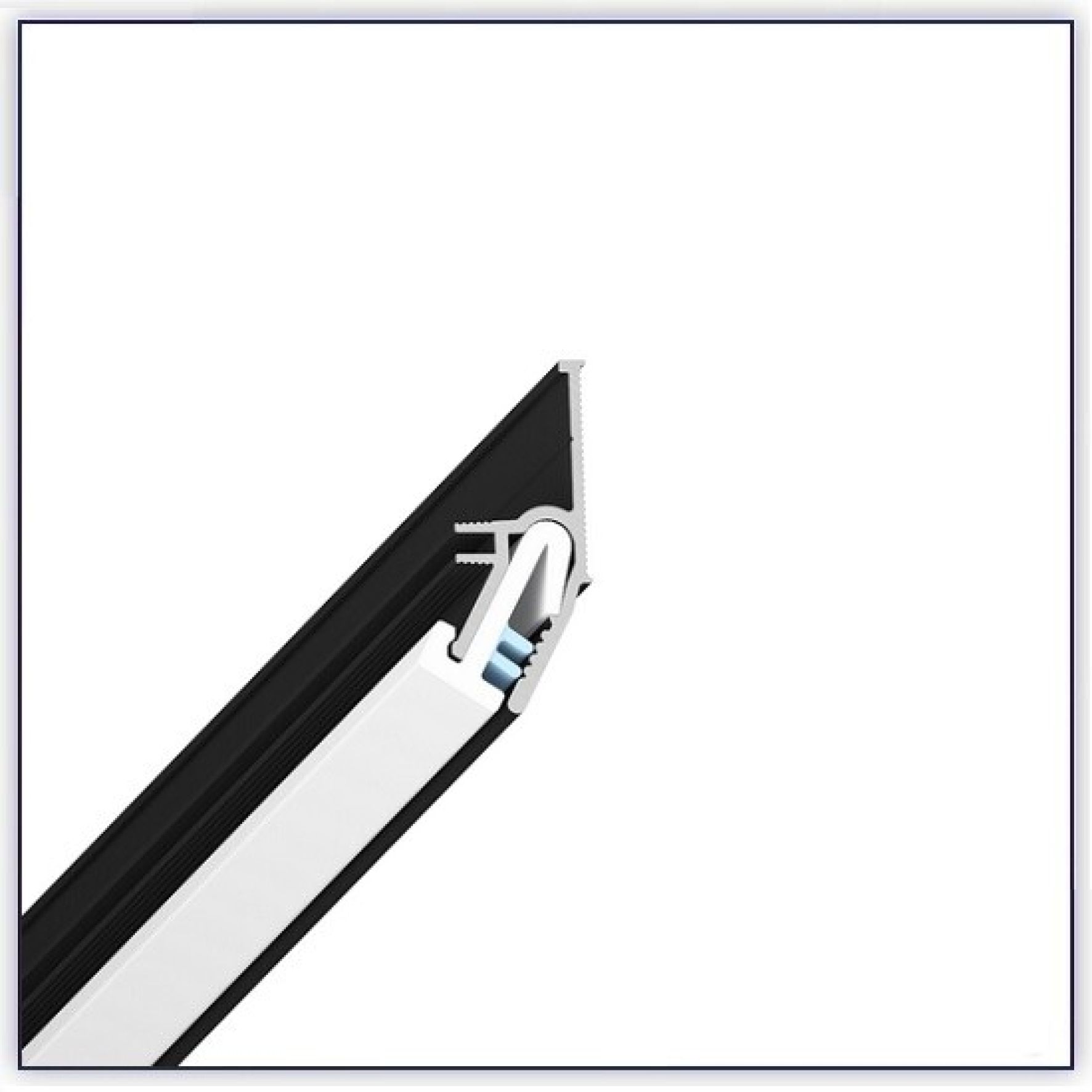 Профиль LumFer Clamp Umbra перфорированный