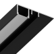 Вставка в конструкционный профиль для формирования вертикальной подсветки черный MADERNO