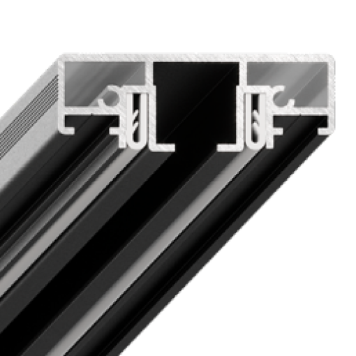 Карнизный профиль черный SLIM ROAD 01