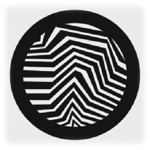 Решетка магнитная, круглая (зигзаг)