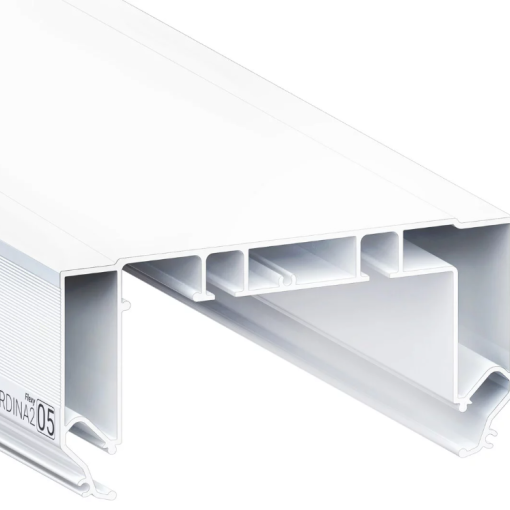 Профиль для изготовления скрытых карнизных ниш с подсветкой с двумя пазами GARDINA2 05 (ПФ 3255)