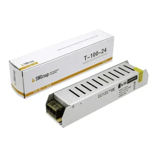 Блок питания компактный (узкий) 100W 24 V T-100-24