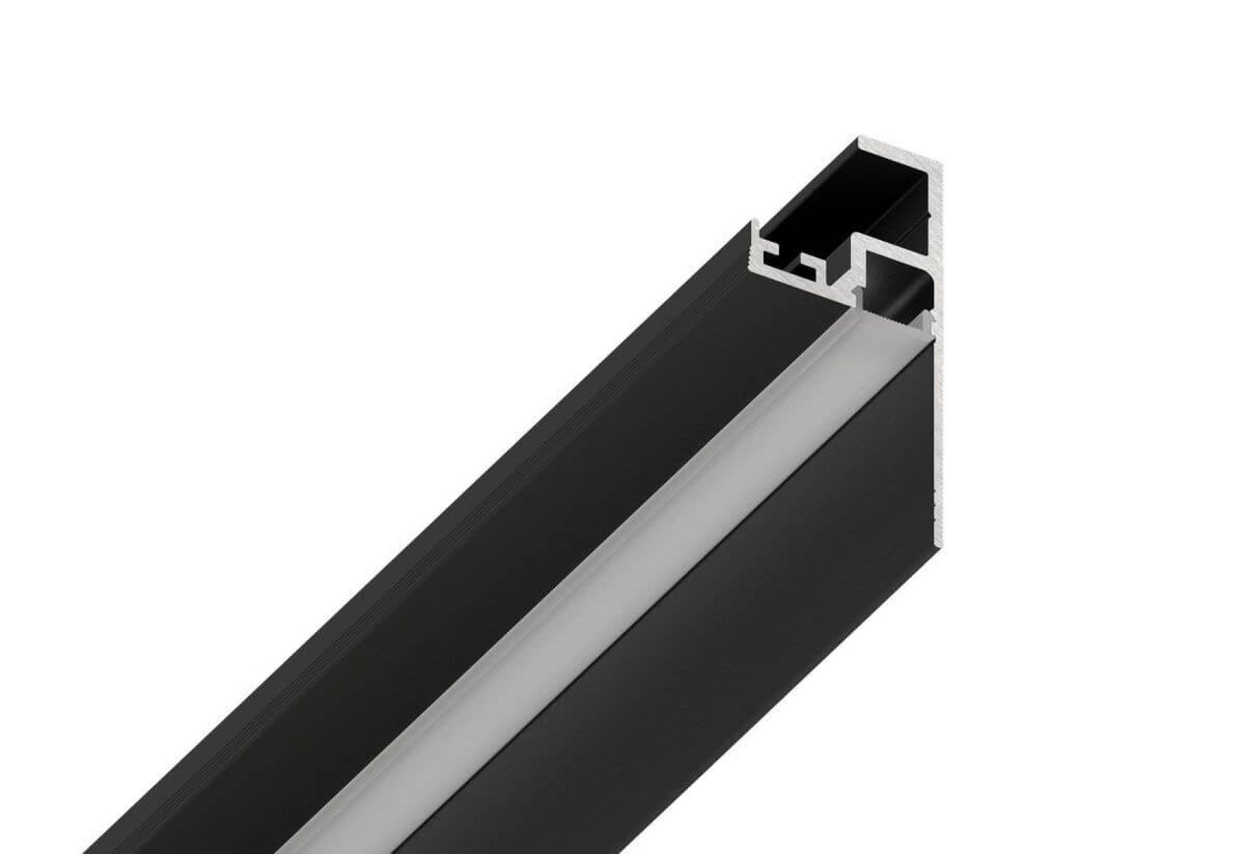 Теневой плинтус с рассеивателем и уголком 11,3*7 мм KRAAB GIPPS 