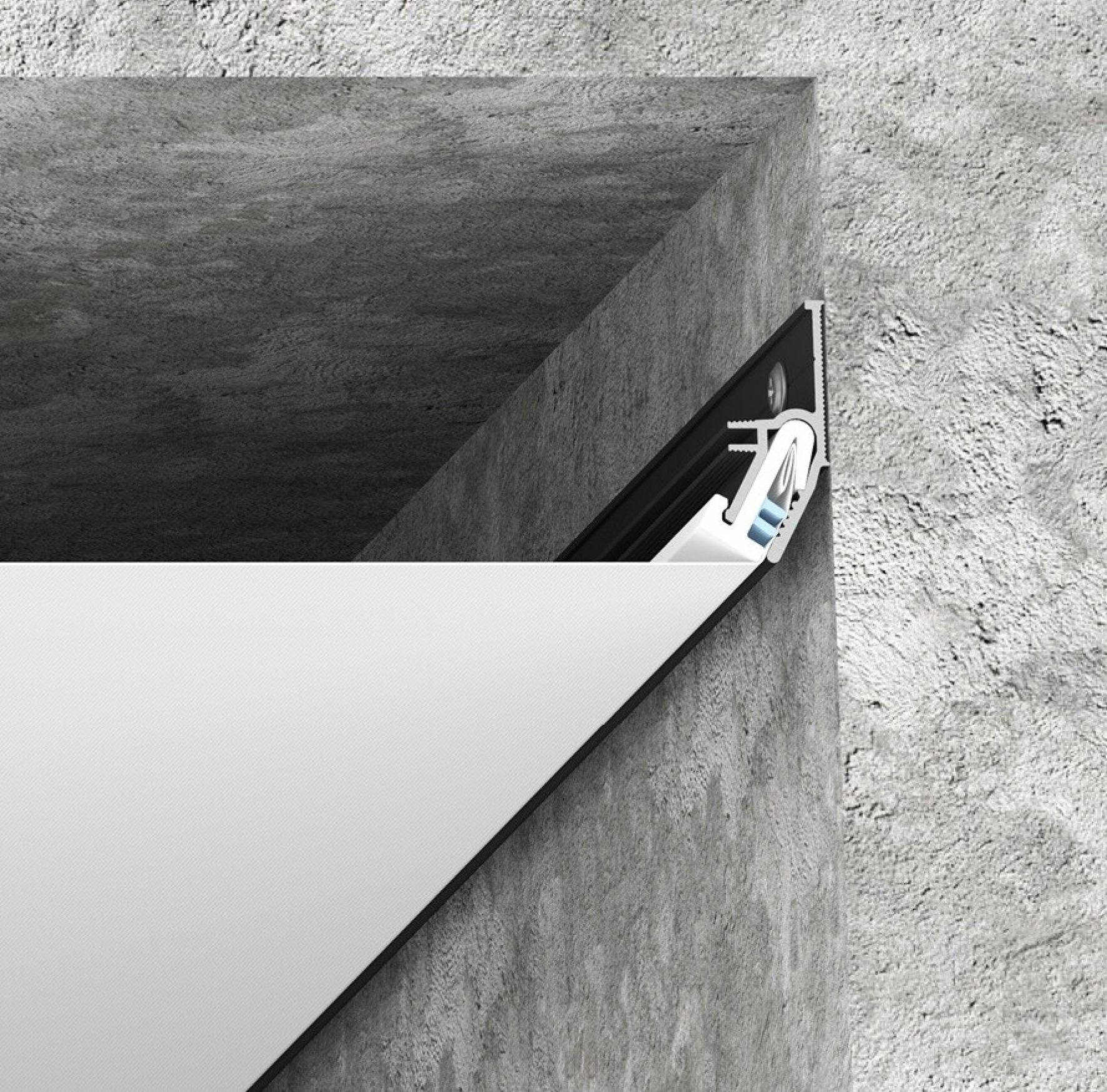 Профиль LumFer Clamp Umbra перфорированный