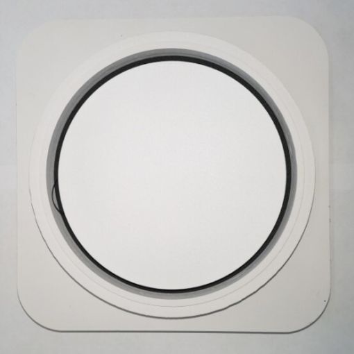 Теневая вытяжка круглая