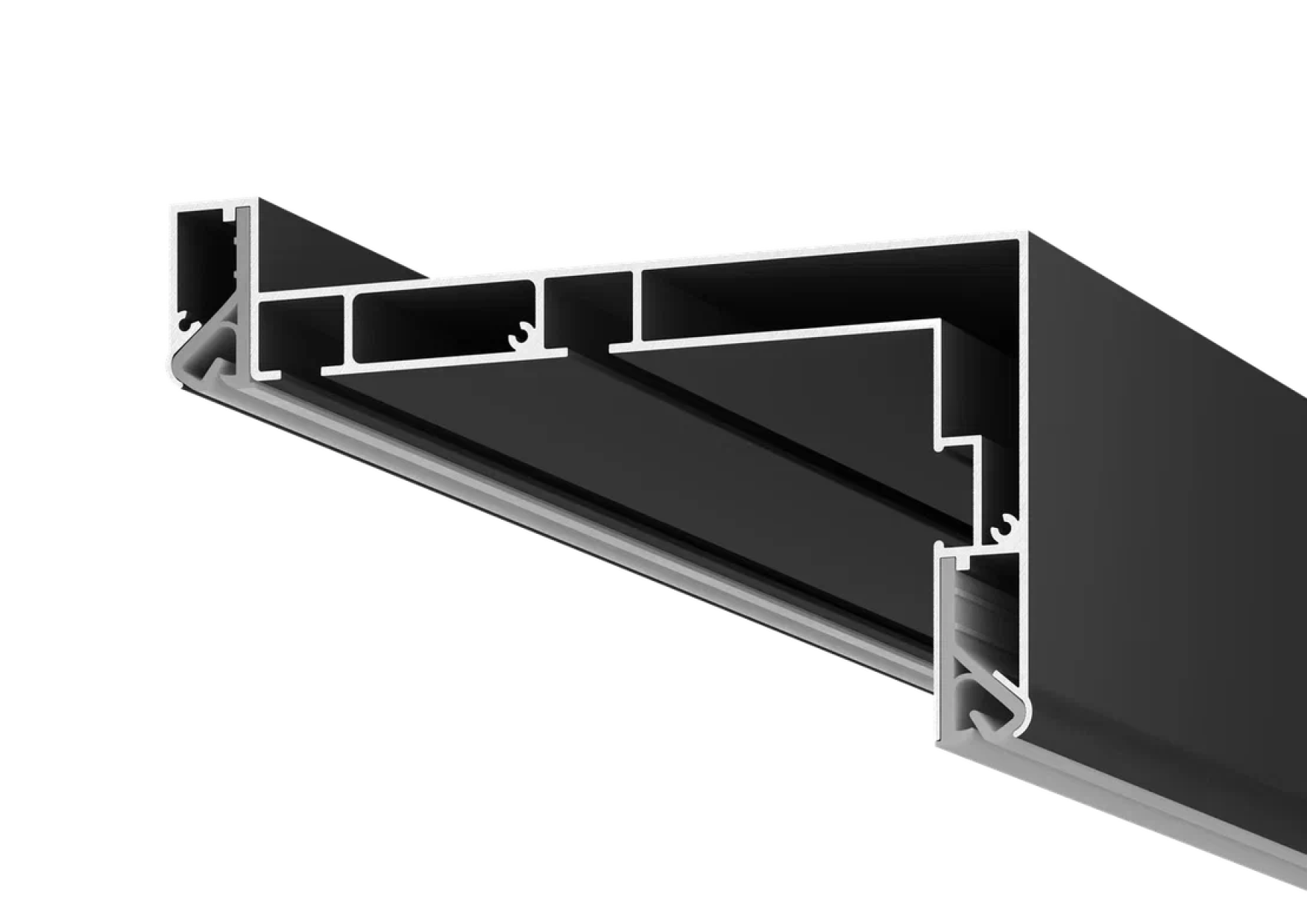 М 6 Карниз для ткани Чёрный