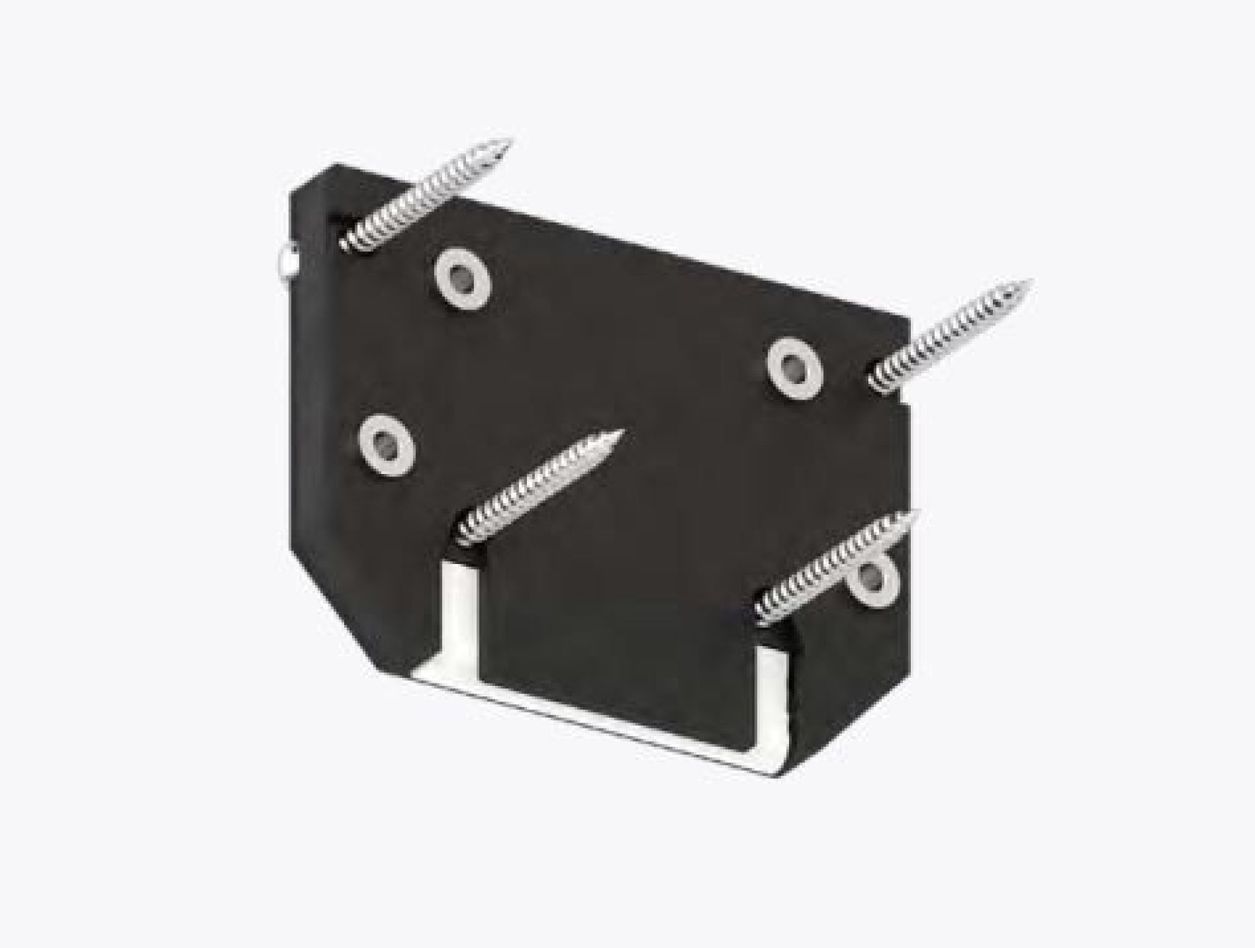 Торцевая заглушка  SLOTT CANYON,  черная