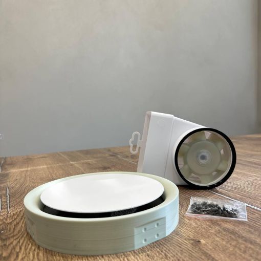 Решетка радиусная теневая на магнитах с ультратонким вентилятором MMotors и "коленом"