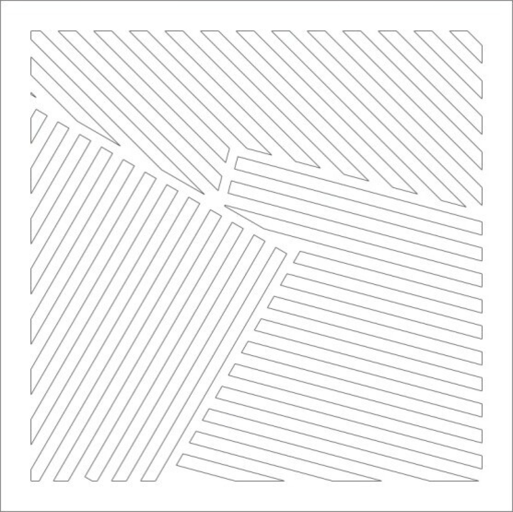 Решетка магнитная, белая, квадратная (кривые линии) 150*150