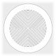 Решетка магнитная, белая, круглая (Угол) D150 (наружный 180)