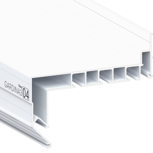 Профиль для изготовления скрытых карнизных ниш с тремя пазами GARDINA3 04 (ПФ 0044)