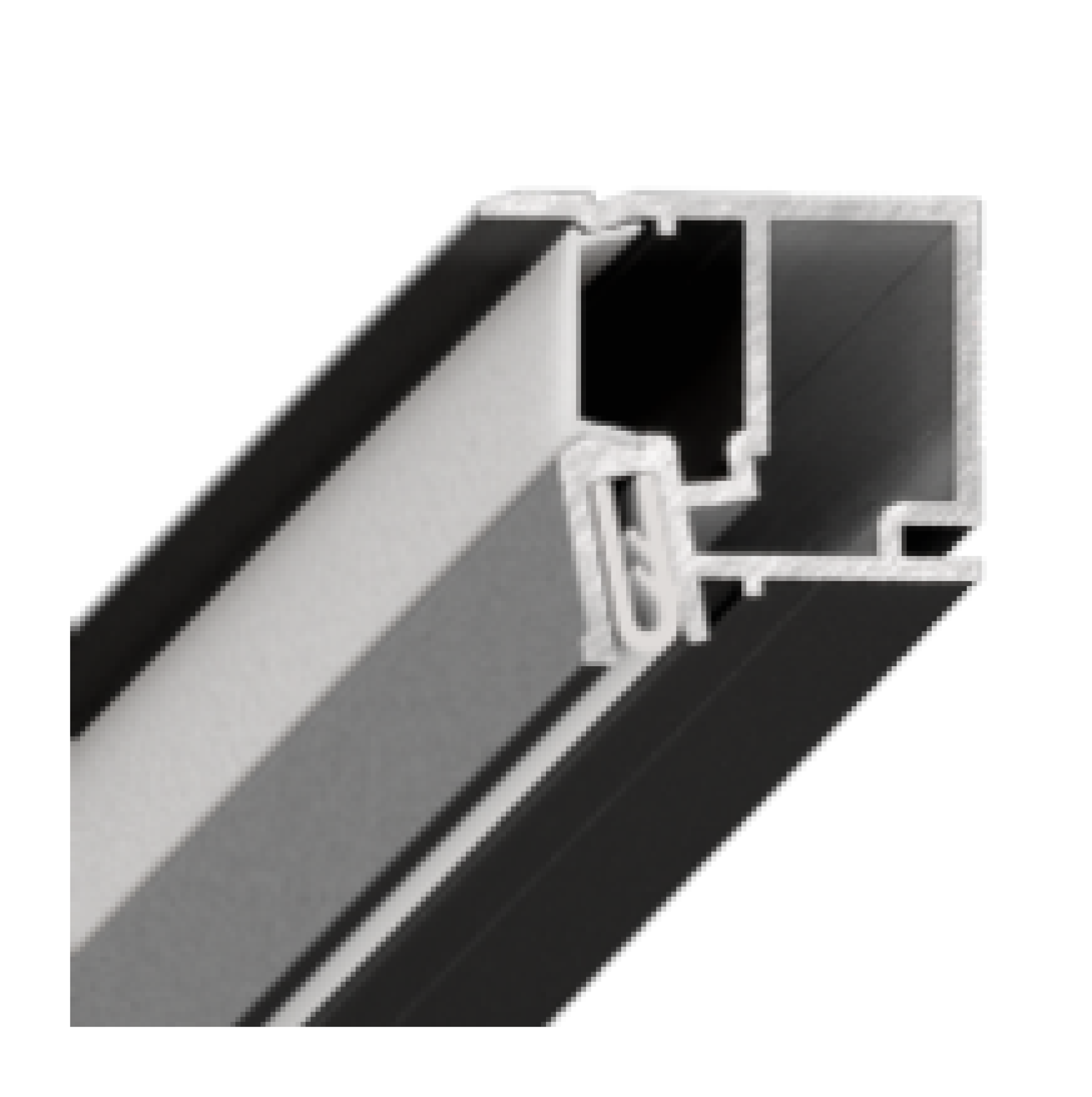 Парящий профиль черный SLIM VILLAR