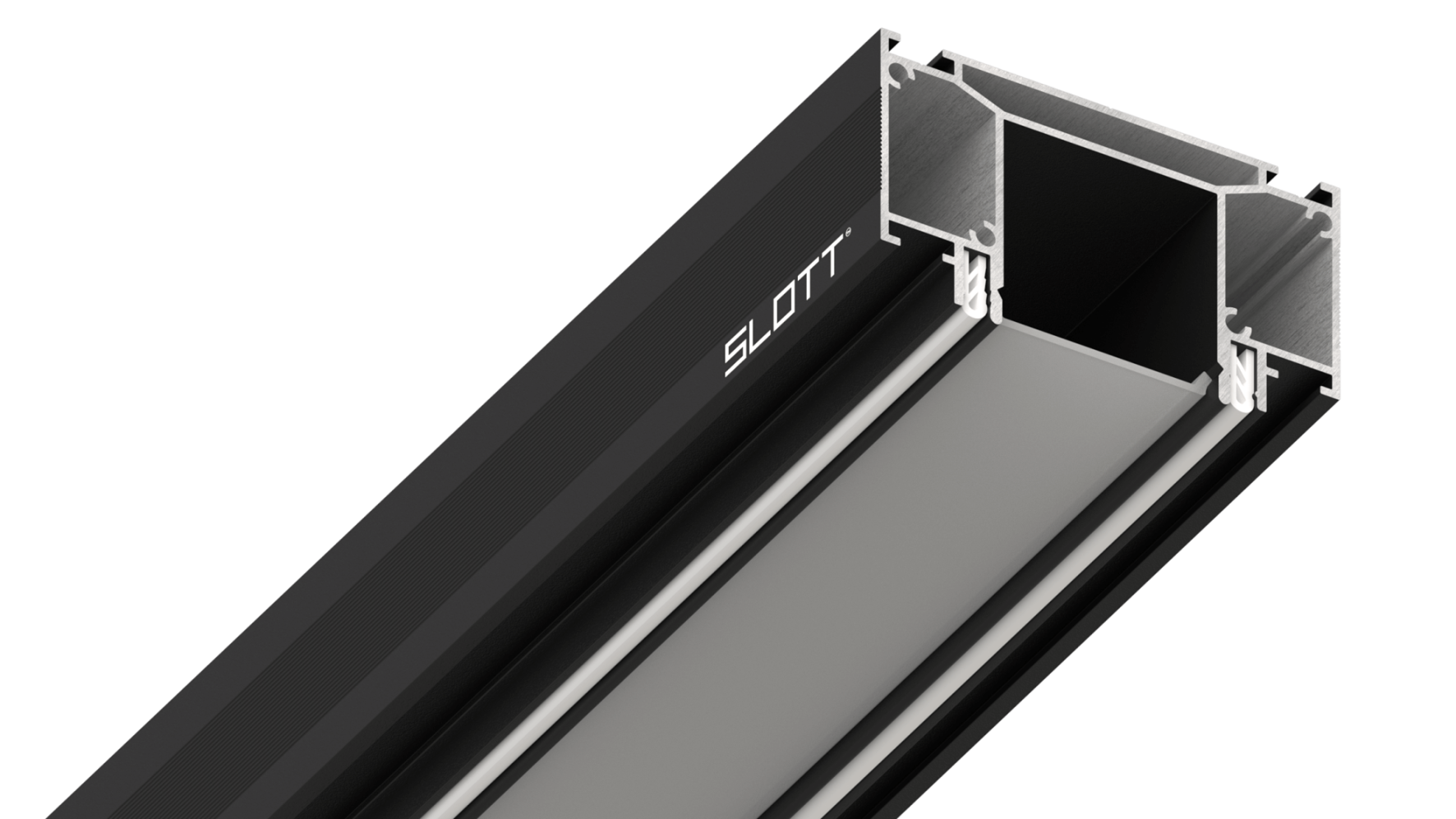 Световая линия черная SLOTT LINE 