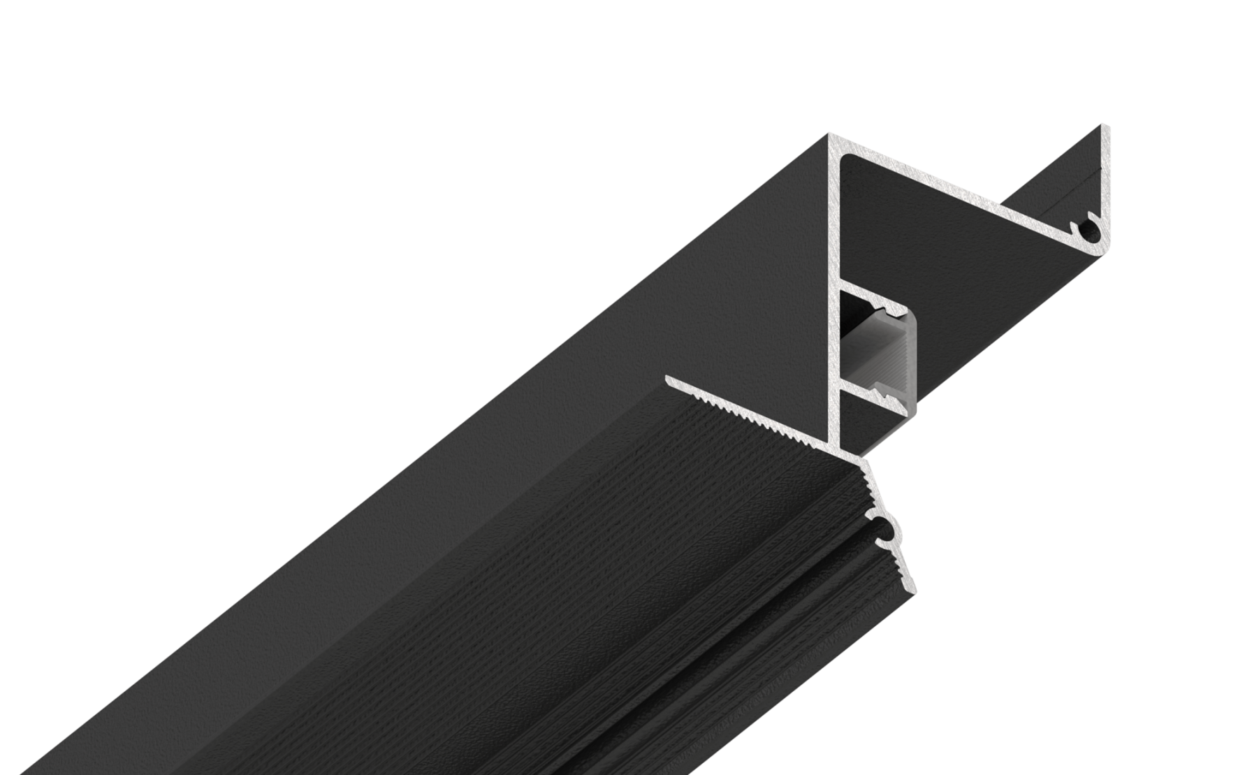 Парящий профиль черный GIPPS VILLAR 2.0 