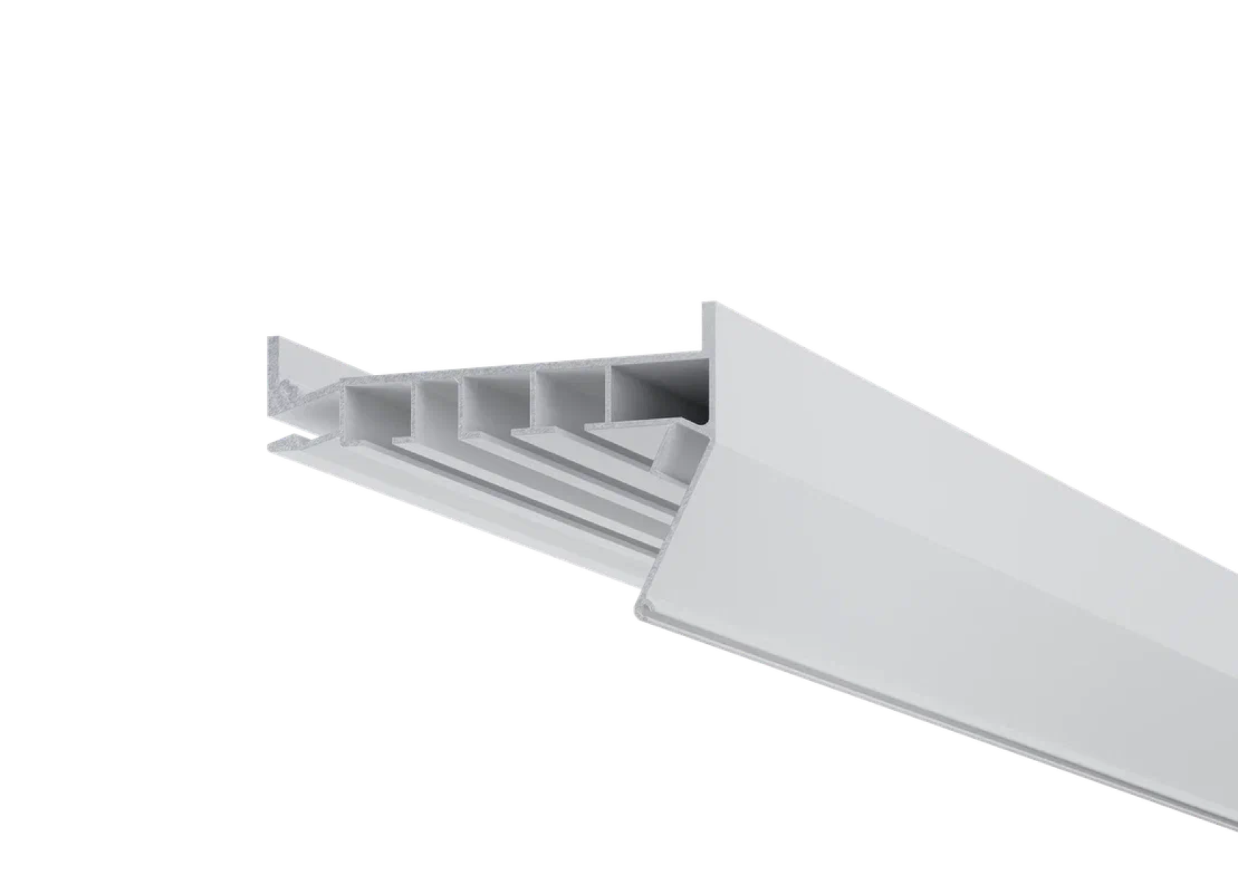 Профиль ПК 12 Гардина ТРЕХРЯДНАЯ Белый