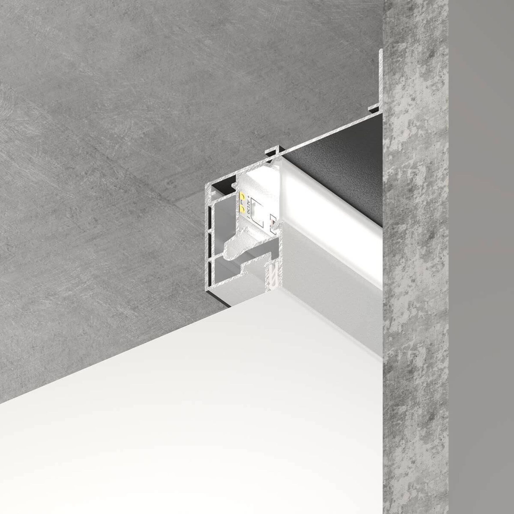 Парящий профиль черный SLOTT VILLAR KIT 