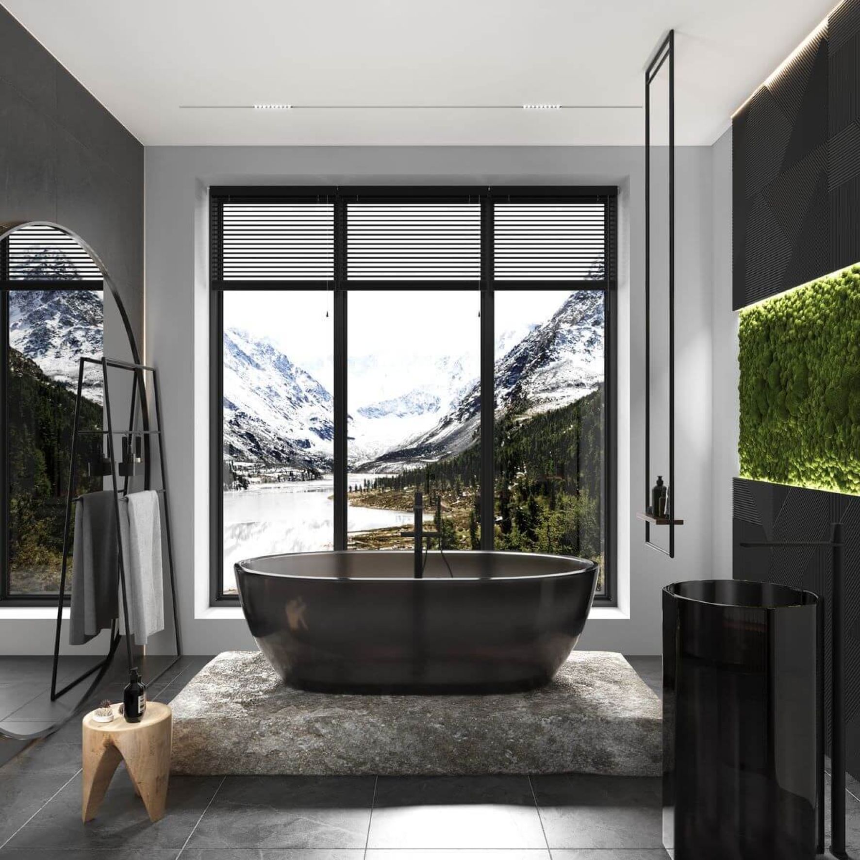 Парящий профиль черный SLOTT VILLAR KIT 