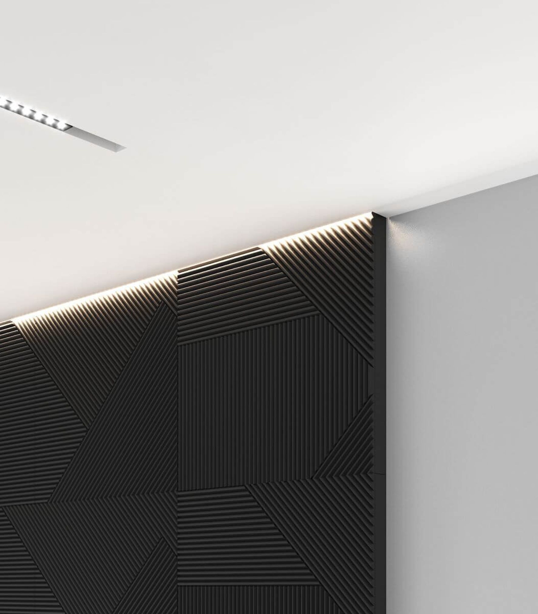 Парящий профиль черный SLOTT VILLAR KIT 