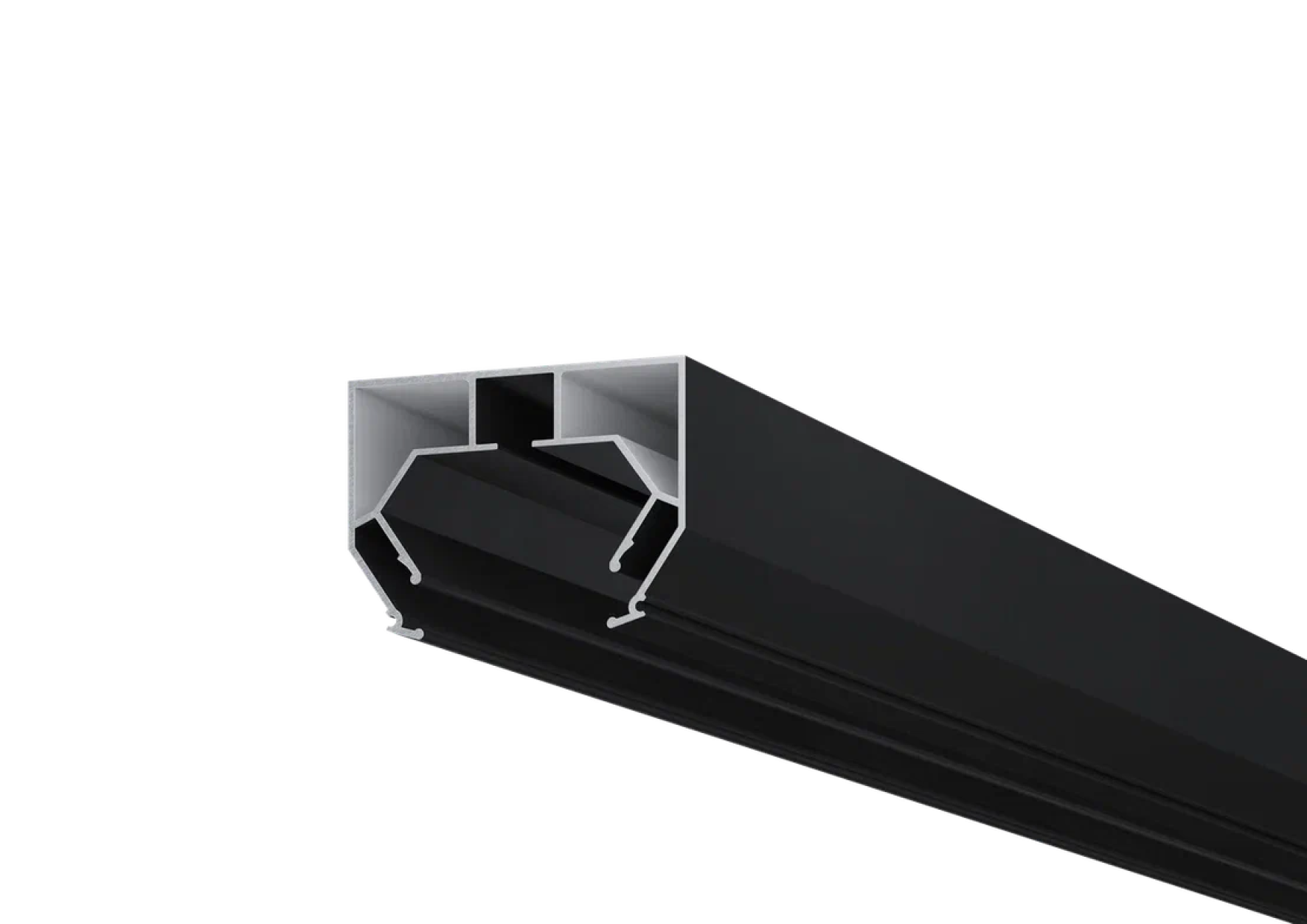 Профиль АМ 1 ГАРДИНА Однорядная Черный