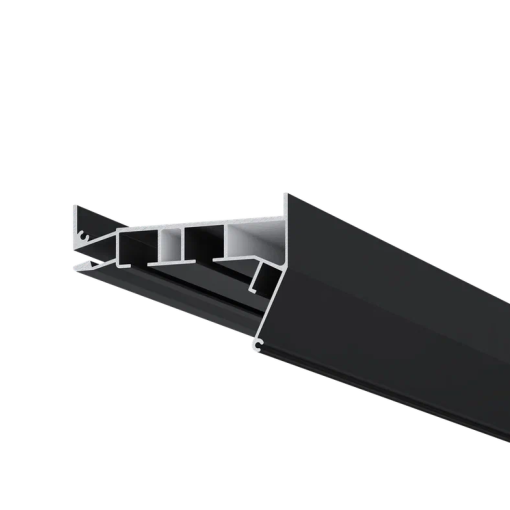 Профиль ПК 15 Гардина Двухрядная Черная