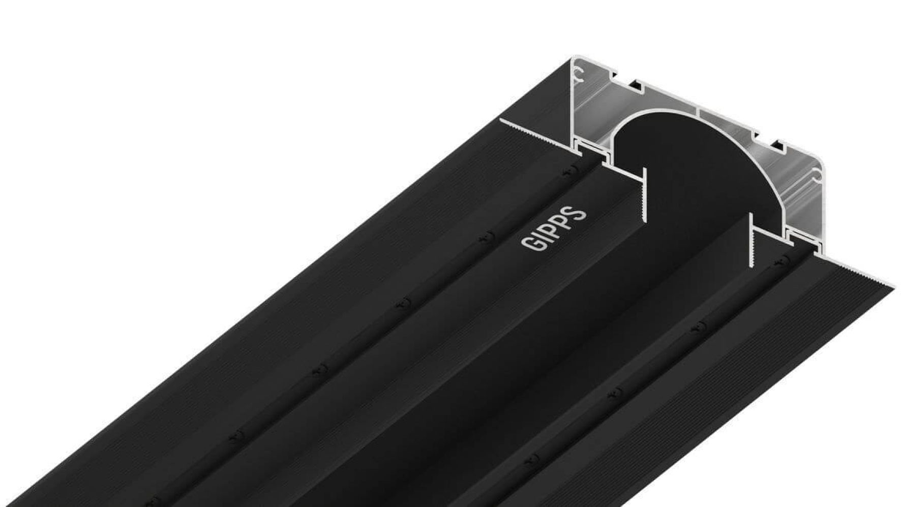 Нишевая световая линия черный GIPPS 35 