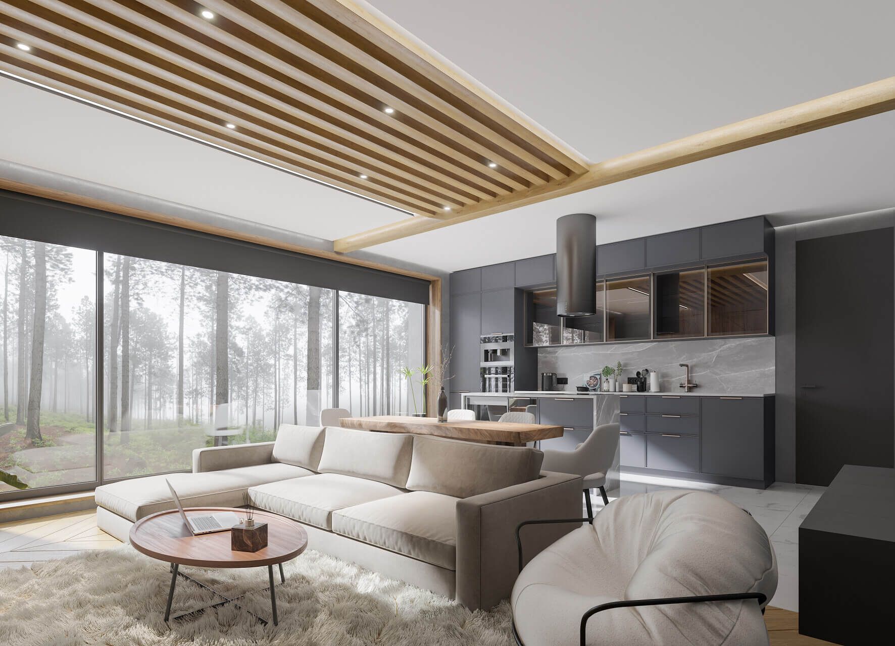 Парящий профиль черный GIPPS VILLAR 2.0 