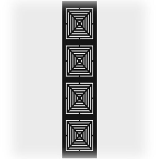 Решетка магнитная, прямоугольная (Квадраты) 