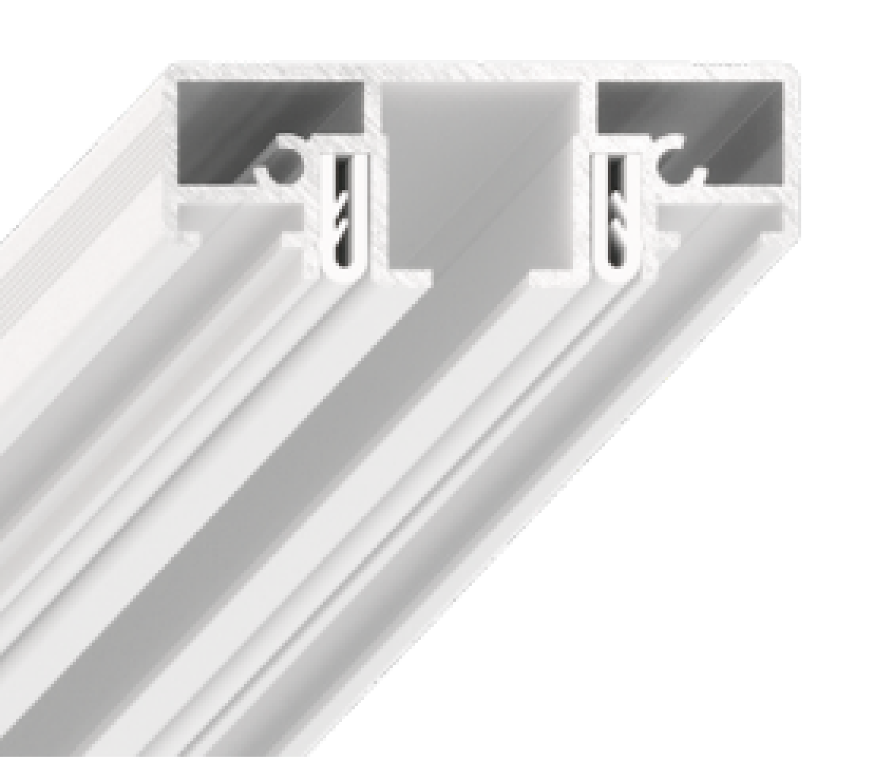 Карнизный профиль белый SLIM ROAD 01