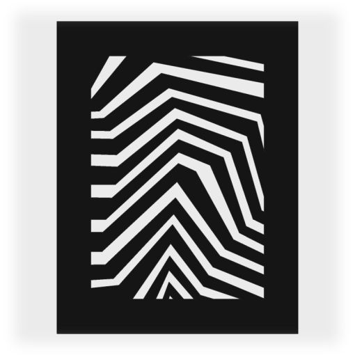 Решетка магнитная, прямоугольная (Зигзаг) 