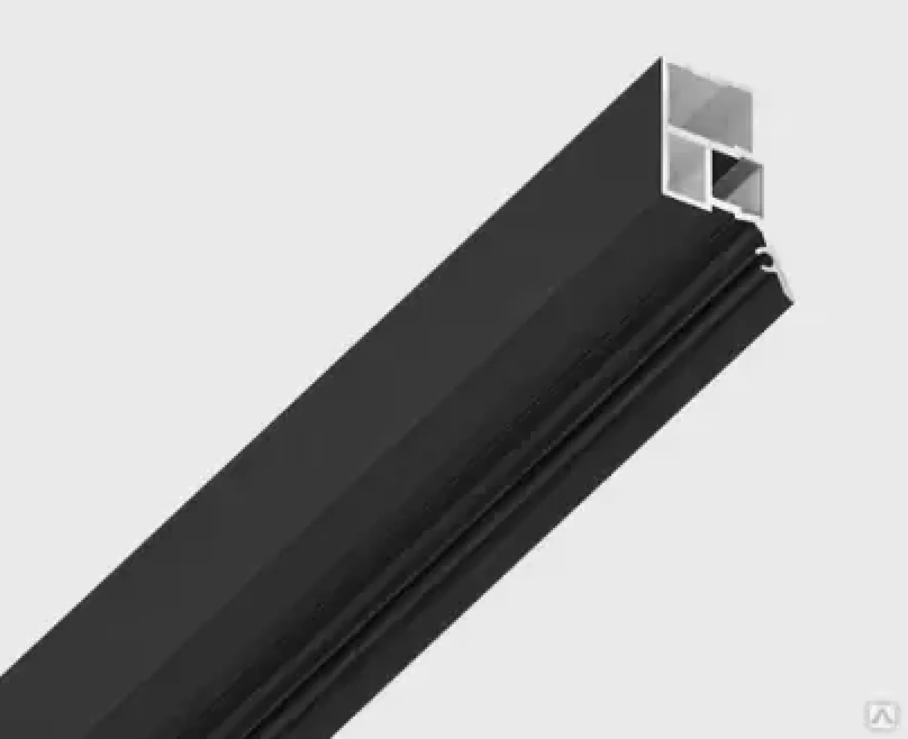 Конструкционный профиль с рассеивателем черный UMBRA