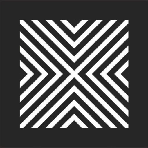 Решетка магнитная, черная\белая, квадратная (угол) 90*90