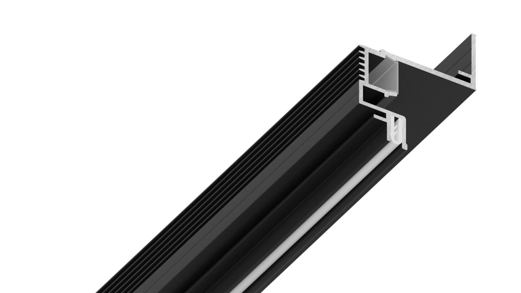 Парящий профиль черный SLOTT VILLAR MINI 