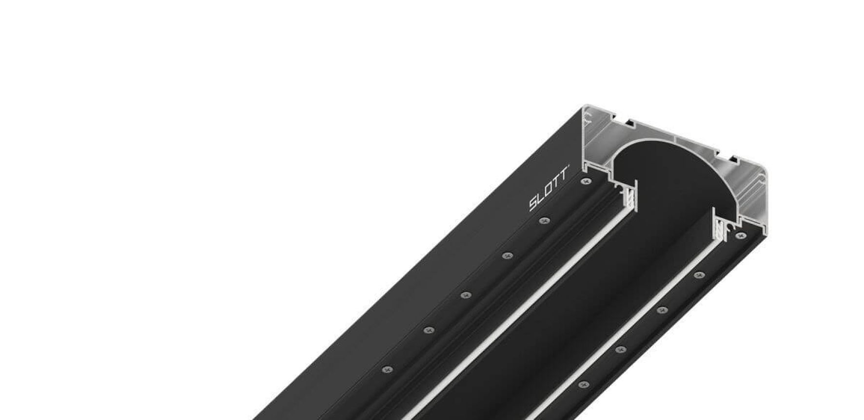Нишевая световая линия черный SLOTT 35 