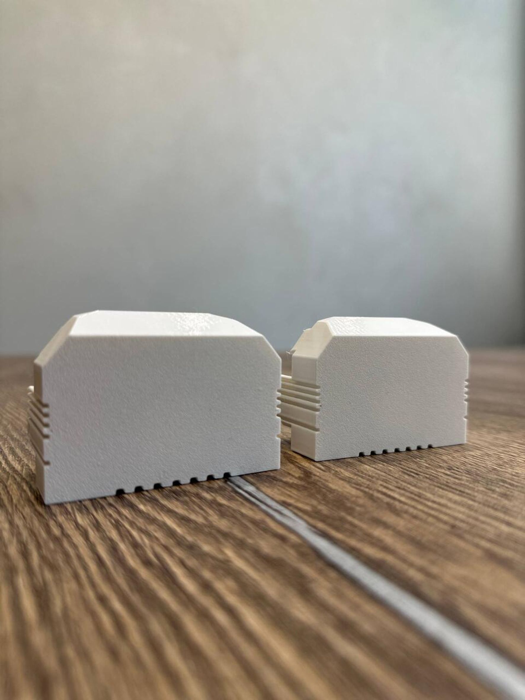 Торцевая заглушка для АМ 1 (внутр.\внеш.) комплект белый 