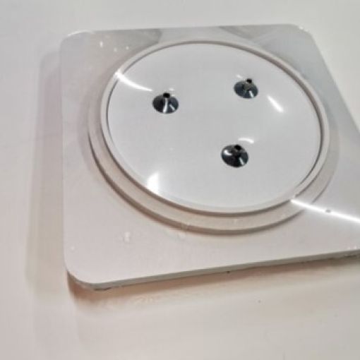 Тройное утопленное крепление для тросиковой люстры