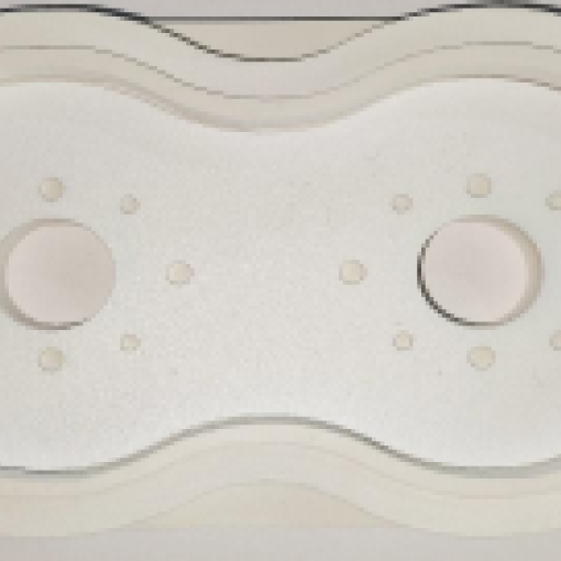 Платформа теневая круглая двойная под светильник Art shot, Art flute, Art glass GU10